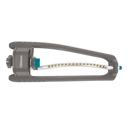 Gilmour Adjustable Rectangular Lawn-Sprinkler, Water Sprinkler for Large Area Coverage, Hose_Sprinkler for Lawn and Garden, Gray (Pack of 4) - size: (Pack of 4)