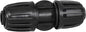 12 Pack 1/2 Inch Drip Irrigation Coupling Fittings (1/2" ID x 0.6-0.65" OD), 1/2'' Dripline Barbed Coupler Connectors with Anti-Drop Lock Nuts for Garden Lawn Irrigation System Connection - size: 1/2" Nut Coupling-12P