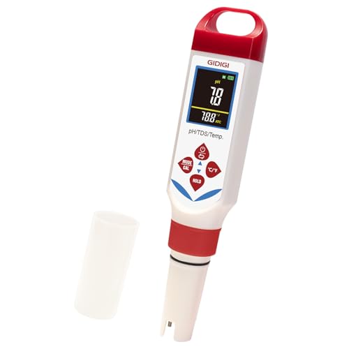 Digital pH Tester for Water, 3 in 1 pH TDS Meter for Drinking Water