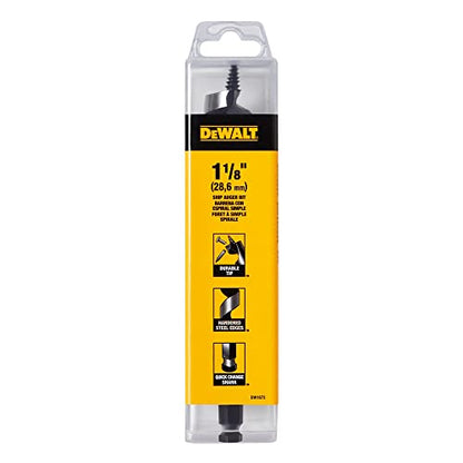 DEWALT Drill Bit, Ship Auger, 1-1/8 Inch x 6 Inch (DW1673) - style: 1-1/8-Inch