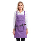 Nanxson Apron with Pockets Cross Back Apron for Hair Stylist Gardening - color: Purple
