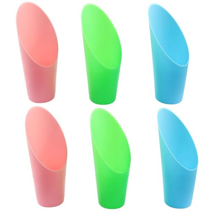 6 Pcs Bonsai Soil Scoops Plastic Garden Shovels - style: Blue-pink-green(6pcs)