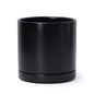 D'vine Dev 8.2 Inch Ceramic Planter Pot, Black, 94-O-D-2 - color: Black, size: Medium