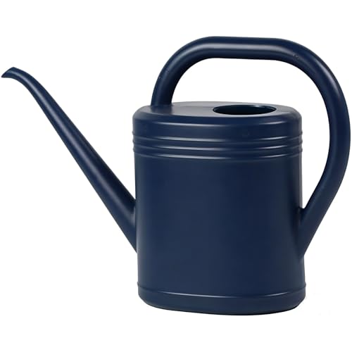 0.5 Gallon Watering Can for Indoor & Outdoor Plants - Small Watering Can with Long Spout for Precise Watering - Ideal for Bonsai, Seedlings, Houseplants, Flowers & Greenhouses - color: Blue