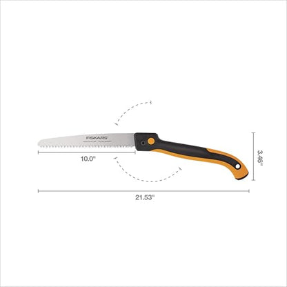 Fiskars Folding Pruning Saw with Dual Position Locking Blade, 10" (Pack of 12) - style: 10" Folding Saw (Pack of 12)
