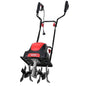 MZK 12-Inch 10.5A Electric Tiller Cultivator,Garden Rototiller 8-Inch Depth - size: 12inch