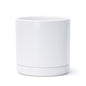 D'vine Dev 8.2 Inch Ceramic Planter Pot, White, 94-O-D-1 - color: White, size: Medium