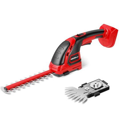HEINPRO Cordless Hedge Trimmer Compatible with Milwaukee M18 Battery - color: Red