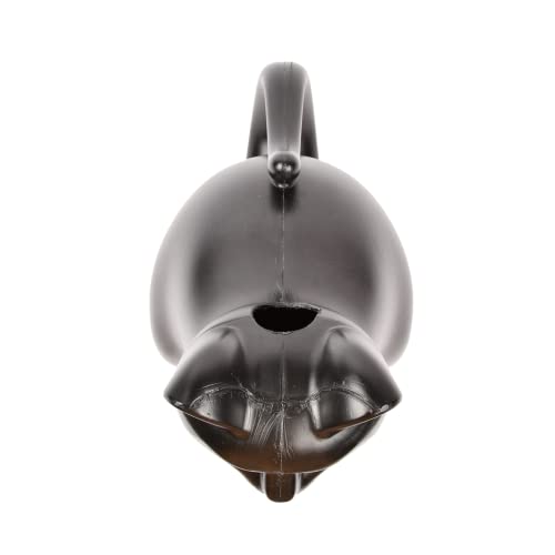 Esschert Design Cat Watering Can, Plastic, Black