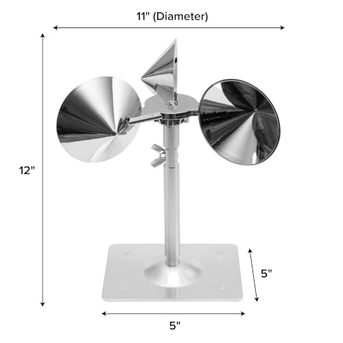 Bird B Gone Reflect-a-Bird, Wind-Powered Reflective Spinning Scare Device