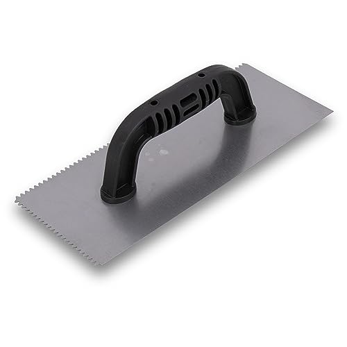 Marshalltown Economy Notched Trowel, 11 x 4 1/2 Inch, Assembled in the USA - size: 1/8 x 1/8 x 1/16 V
