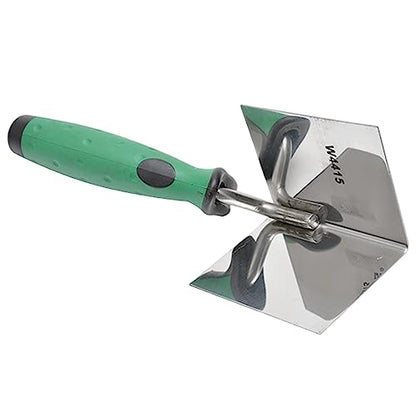 Drywall Corner Tool - Inside Corner Trowel Stainless Steel - size: internal