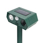 Solar Powered Mole Repeller Gopher Deterrent Outdoor Groundhog Repellent Ultrasonic Snake Armadillo Repeller Waterproof Effective for Yard Lawn Garden (4, Green)