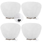 4 Pack Shrub Plant Covers Freeze Protection for Winter, 23.6"X39.4", White - size: 4PCS-23.6" X 39.4"-White