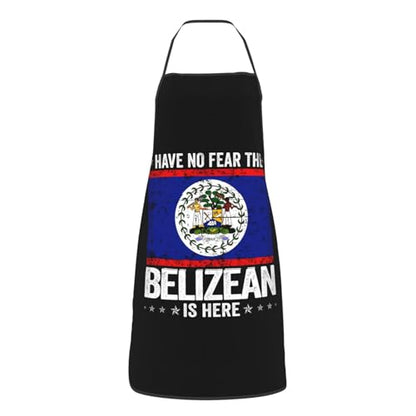 Waterproof Apron with Pockets - color: Black