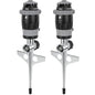 [2 Pack] RESTMO Gear Drive Sprinkler with Metal T-Spike Base,Gray - color: Gray, size: 2 Pack