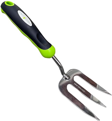 Garden Guru Stainless Steel Hand Weeder Fork Tool – Rust Resistant Stainless Steel – Ergonomic Handle – Great for Planting, Spreading Mulch, Weeding, Loosening & Transplanting Soil - 1 Case (50 Pcs) - size: 50 Pack, style: Stainless Steel