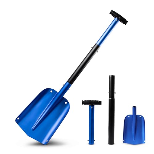 EcoNour 32" Multipurpose Snow Shovel for Car Driveway Lightweight Aluminum