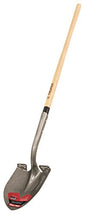 Truper 34105 Round Point Extended Socket Shovel, 48-Inch American Ash Handle