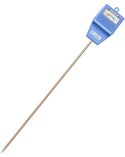 Dr.meter Long Probe Soil Moisture Meter Tester for Plants No Battery Needed - color: Blue