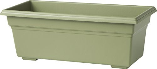 Root & Vessel 16240 24" Flowerbox Sage, Inch - color: Sage, size: 24-Inch