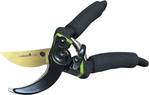 GARDEN GURU Hedge Shears Bypass Loppers Pruning Shears 3 Pc Set - Heavy Duty Comfort Grip Handles - Sharp Blades for Easy & Clean Cuts - Perfect Trimming Tool Kit - size: 1 Pack, style: Yard Kit