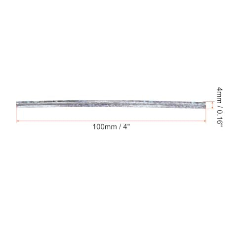 HARFINGTON 500pcs Bag Twist Ties 4" Reusable Plastic Twist Ties Wire Cable Ties for Party Bread Candy Cake, Silver - color: Silver