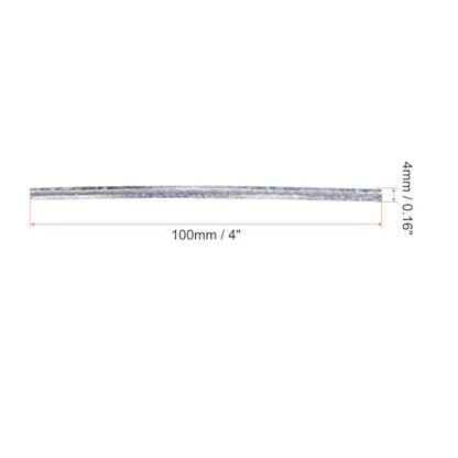 HARFINGTON 500pcs Bag Twist Ties 4" Reusable Plastic Twist Ties Wire Cable Ties for Party Bread Candy Cake, Silver - color: Silver