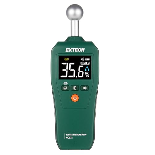 Extech MO57A Pinless Moisture Meter, Spherical Sensor, 4 in Depth - color: MO57A
