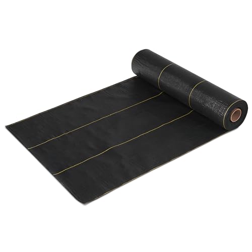 Dewitt Sunbelt Weed Barrier Fabric 3.2 oz, 3 x 300 Feet – Heavy-Duty - size: 1 Pack, style: 3' x 300'