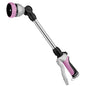 RESTMO Heavy Duty Metal Hose Wand, Watering Wand for Garden Hose - color: Pink