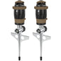[2 Pack] RESTMO Gear Drive Sprinkler with Metal T-Spike Base,Brown - color: Brown, size: 2 Pack