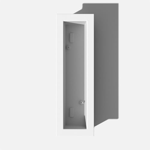 Veradek Brixton Series Window Box Planter - Rectangular Outdoor Planter - color: White, size: 11"H x 11"W x 36"L - 2 Pack