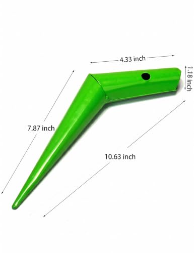 L Shaped Metal Garden Dibber Tool Bulb Planter Hole Digger