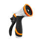 QUOBAS Metal Garden Hose Nozzle, Heavy Duty Water Hose Sprayer, Leak Proof - color: Orange