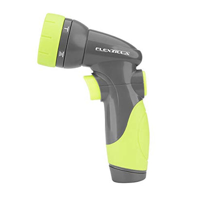 Flexzilla 6-Pattern Adjustable Garden Hose Nozzle Sprayer with Easy to Use on/off toggle & Durable Design - color: Chartreuse, style: 6-Pattern Toggle Switch
