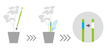 Sustee Aquameter, Set of 5, Plant Soil Moisture Sensor (White, Small)