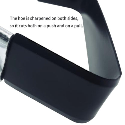 Garden Hula Hoe Head Stirrup Hoes Replacement Heads Scuffle Loop Tools for Weeding (GS1), Gray