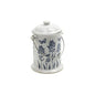 Frontier Natural Products Co-op 223693 Culinary Accessories Cleaning Solutions Ceramic Floral Blue Compost Keeper 8 x 10