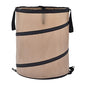 Leaf Trash Can, 10 Gallon Portable Trash Can, Reinforced Steel Spring Oxford Cloth Collapsible Leaf Bag Pop Up Garbage Can Waste Bag Container For Camping and Yard