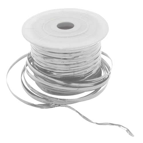 Metallic Twist Ties Roll, 4mm, 100 Yards, Silver - color: Silver