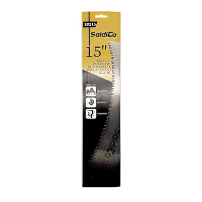 SaidiCo 15" TRI-Cut Pole Saw Commercial Replacement Blade