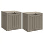 YITAHOME 31 Gallon Deck Boxes Set of 2 - color: Taupe, size: 31 Gallon 2pcs