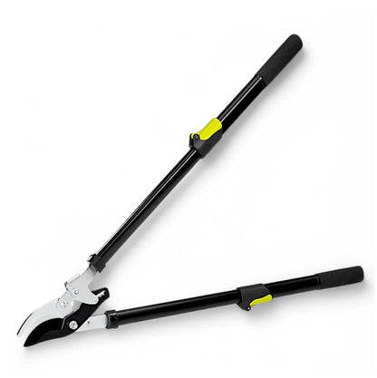 Long Reach 24 to 33 in. Ratcheting Bypass Lopper, 1.75" Cut, Steel Blade