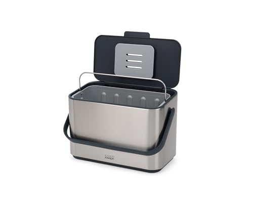 Joseph Joseph Collect Stainless Steel Food Compost Bin, 1 Gallon