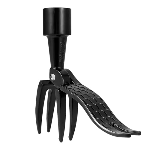 Hardness Weed Pulling Tool,Manual Stand Up Weed Puller Tool Head Replacement,4-Claw Steel Head Design US