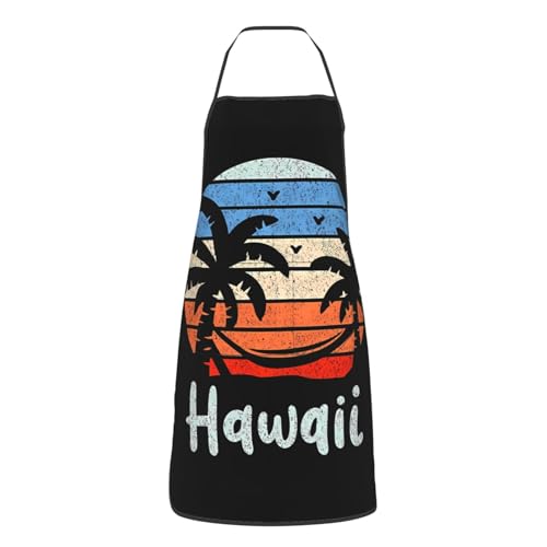 Waterproof Apron with Pockets - color: Orange