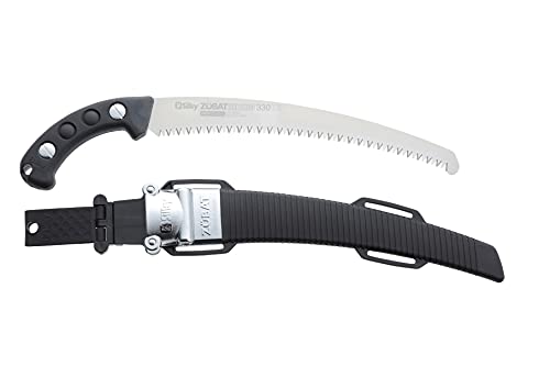 Silky ZUBAT Arborist Professional Hand Saw 330mm XL Teeth (722-33) - color: ['Black'], size: ['330mm'], style: Hand Saw