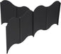 Orgrimmar Garden Edging Kit 40PCS Pound-in Interlocking Black(20”x5.3”) - color: Black 40PCS