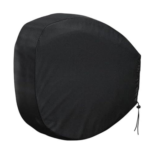 Retractable Garden Hose Reel Cover, Protective Cover, Oxford Cloth Wall Mount Hose Reel Cover for Outdoor Accessory - color: Black 1